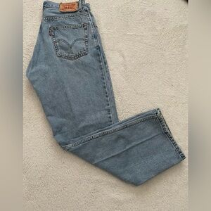 Levi's Light Blue Denim Jeans 550 Relaxed Fit Excellent shape like new